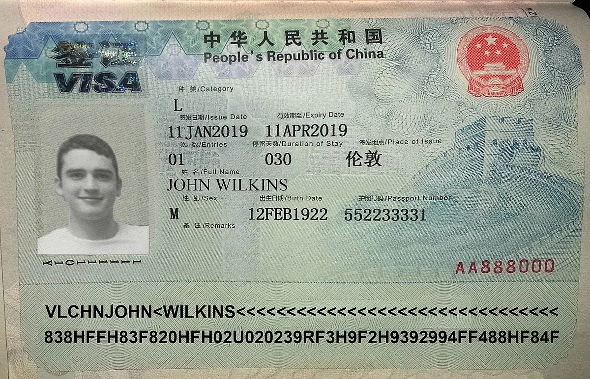 chinese visa