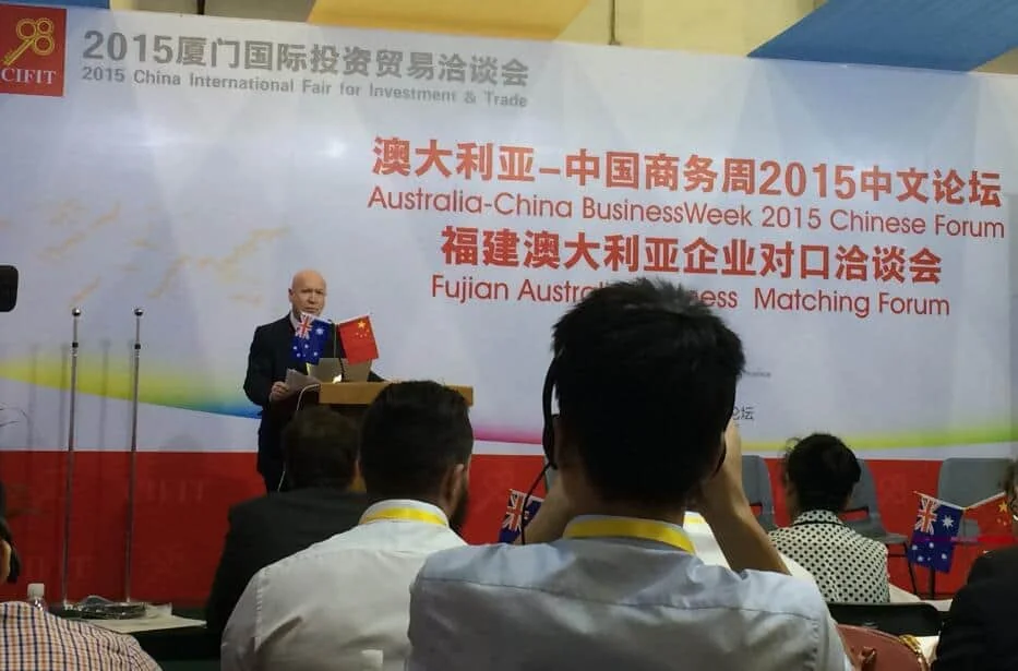 Interpreting at CIFIT, the China International Fair for Investment and Trade, in Xiamen
